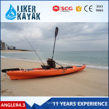 HDPE / LLDPE se sientan en el solo Kayak de la pesca de la sola venta al por mayor / Kayak de la pesca del pedal